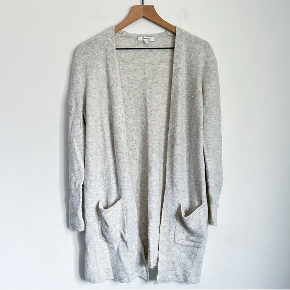 Madewell Open Long Sleeve Cardigan Gray Size XS - Picture 1 of 10